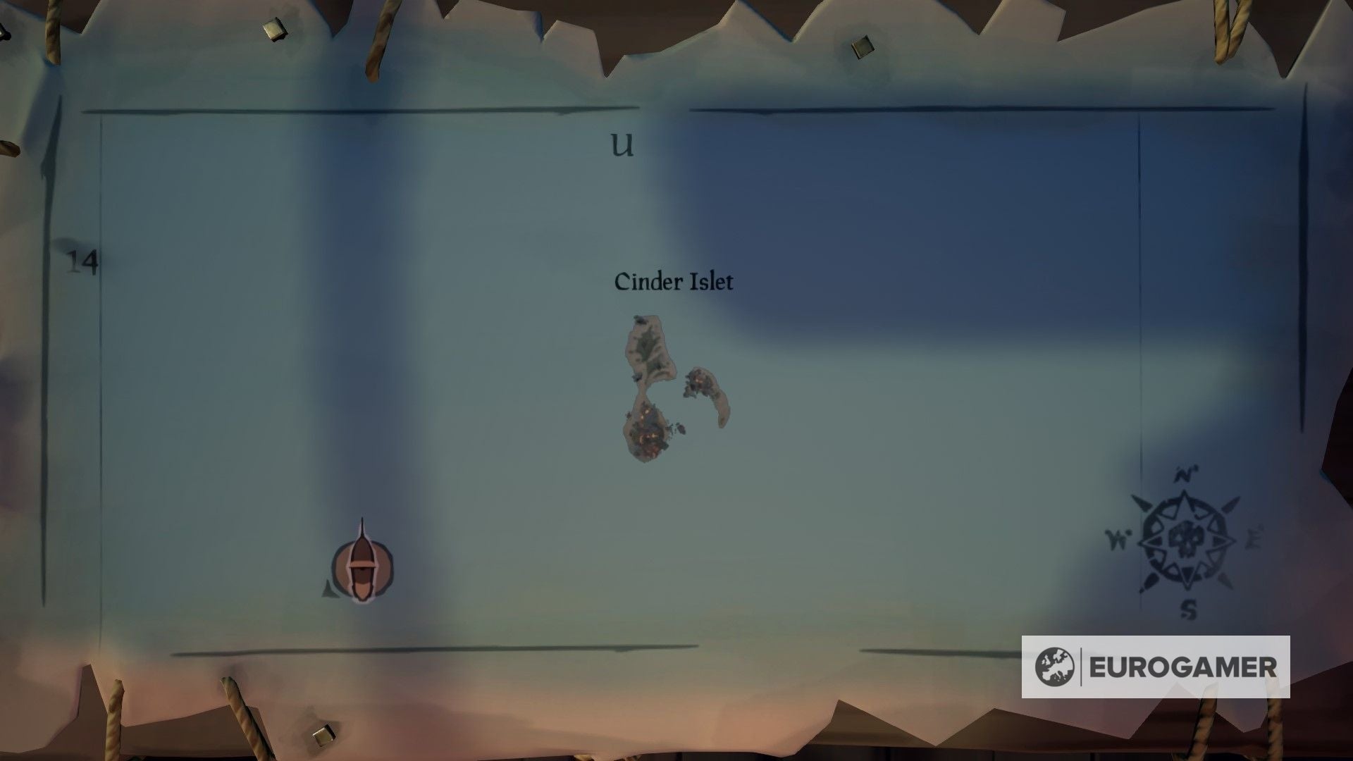 Sea of Thieves world map All island locations listed
